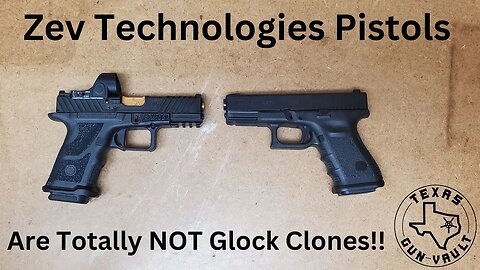 So people comment on my reviews of Zev Technologies pistols and tell me they are not Glock clones ;)