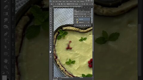 how to remove Strawberry from food using photoshop with stamp tools #photoshop #youtube #shorts