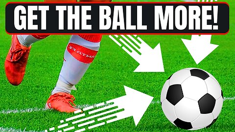 3 KEY soccer tips if you want to GET ON THE BALL more often...