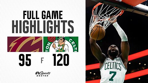 Highlights: The Celtics defeat the Cavaliers 120-90 in Game 1 thanks to Jaylen Brown's dominance