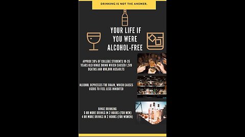 Be alcohol-free