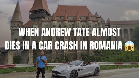 When ANDREW TATE almost DIES in a CAR CRASH in ROMANIA 😰
