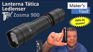 Lanterna Tática TFX Zosma 900 by Ledlenser: 900 lúmens, 160m de alcance, à prova d’água!