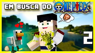 O MINI GALINHEIRO COM A FARM DE COMIDA SIMPLES (Minecraft) | Em busca do One Piece #2