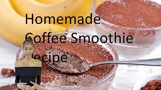 The Perfect Coffee Smoothie Recipe: How to Make it at Home! #shorts #coffee #coffeerecipe #banana