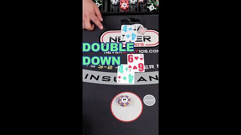 $4,000 Blackjack Double Down - Blackjack Strategy #Shorts