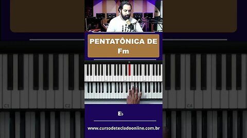 Pentatônica de Fm no Teclado