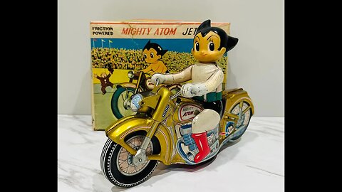 An Astro Boy Motorcycle worth its weight in Gold!