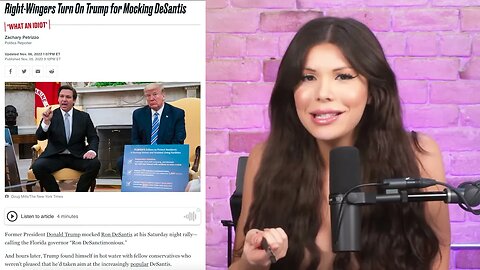 || THE BLAIRE WHITE PROJECT || TRUMP VS DESANTIS || RIGHT WING || || WHO WOULD YOU VOTE FOR? ||