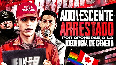 Adolescente ARRESTADO en CANADÁ 🇨🇦 por oponerse a la ideo0gía de gén3ro 🏳️‍🌈🏳️‍⚧️