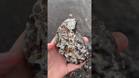 Prehnite catch and release on Lake Superior