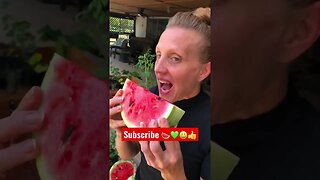 This is HAPPINESS! 🍉💚😀👍 #shorts #short #viral #trending