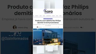 Philips demitir 6 mil funcionários | #Ozzinformados #PoliticaBrasil #shortpolitica
