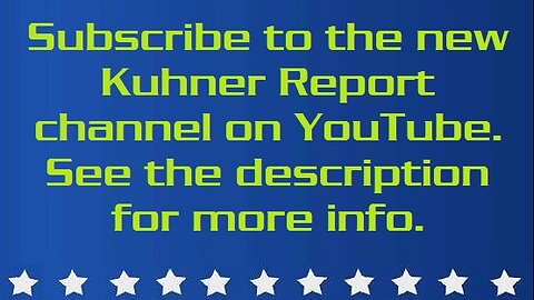 Subscribe to the new Kuhner Report channel on YouTube to continue listening to Jeff Kuhner every weekday!