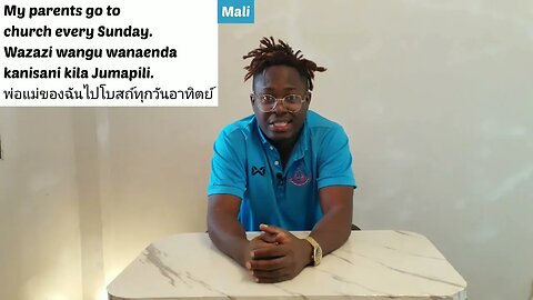 Happy in Heaven in English, Swahili & Thai | ความสุขบนสวรรค์ | Daily Life Conversation @kelvinminja