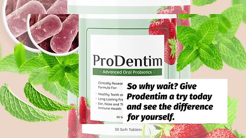 Healthy Smiles Start with Prodentim