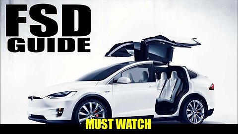 🎓 A Very Very In Depth Full Self Drive Guide | Tesla Model 3 & Y Guide