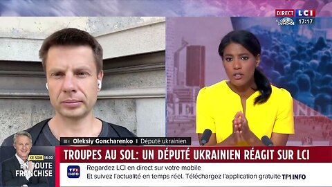 Ukrajinský poslanec na francouzské televizi podpořil vyslání evropských vojsk na Ukrajinu!