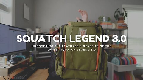 Squatch Legend 3.0 Disc Golf Bag: The Ultimate Disc Golf Bag Unboxing and Overview 🔥💥