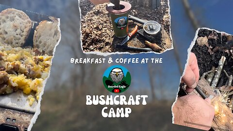 #Bushcraft Day #Camp | #Breakfast and #Coffee in the woods