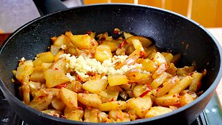 A delicious way to cook potatoes. Dinner for the whole family