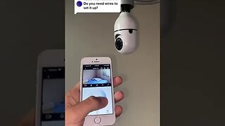 Hidden Light Bulb Camera | Smart Gadgets