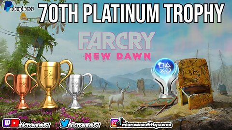 Unlocked my 70th Platinum Trophy (Conqueror Platinum Trophy) - Far Cry New Dawn