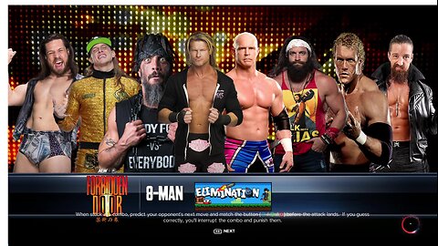 WWE 2k23 8ManElimination Grimes vs Riddle vs Jay B vs Ziggler vs Hardcore vs Elias vs Sid vs Jay W