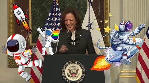 Kamala Harris explains the process of Astronauts taking off in a Rocket 🚀