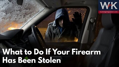 What to Do If Your Firearm Gets Stolen