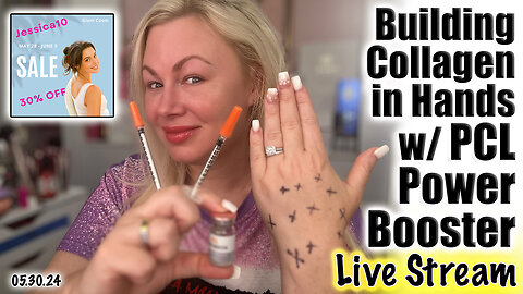 Live Build Collagen in Hands with PCL Power Booster, GlamCosm| Code Jessica10 saves you 30%