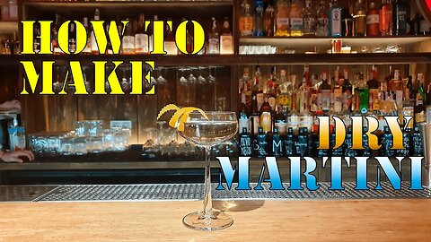 How to make DRY MARTINI by Mr.Tolmach