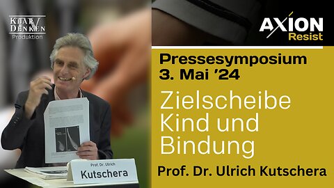 Vortrag von Prof. Dr. Ulrich Kutschera aus dem 1. Pressesymposium Axion Resist, Zielscheibe Kind