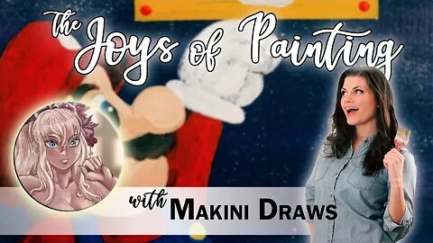 Digital vs Fine Art! - The Joy of Painting with Makini Draws