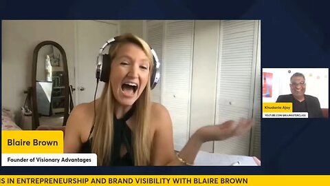LIVE: Blaire Brown, Founder of Visionary Advantages Brand Strategy Group