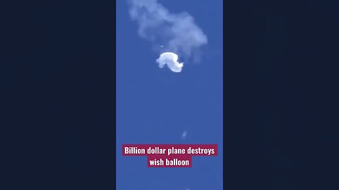 Chinese spy balloon vs F-22 Raptor -better late than never right 😂