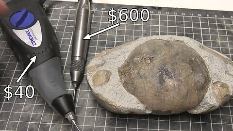 How to prep a fossil crab [entry level scribe compared]