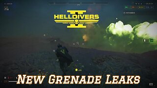 Helldivers 2 leaks New Grenade testing