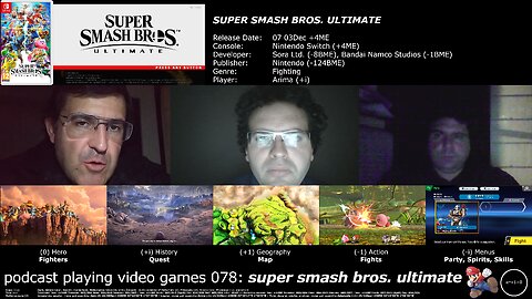 +11 003/004 004/013 003/007 podcast playing video games 078: super smash bros. ultimate