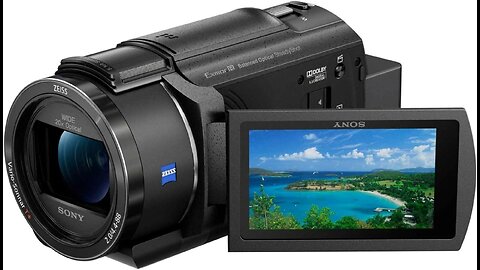 Sony FDR-AX43A 4K Handycam® camcorder with low-light 16:9 Exmor R® CMOS sensor and Balanced Optical