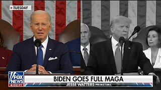 Jesse Watters Exposes Biden Plagiarizing The State of the Union Address