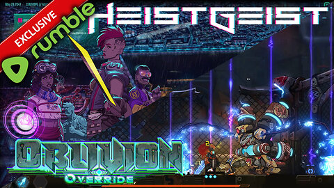 HeistGeist / Oblivion Override (Cyberpunk Deck-Building & Mecha Dead Cells) Gaming Double Feature
