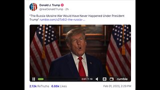 Donald J. Trump Russia-Ukraine War Would Have Never Happened Under President Trump”