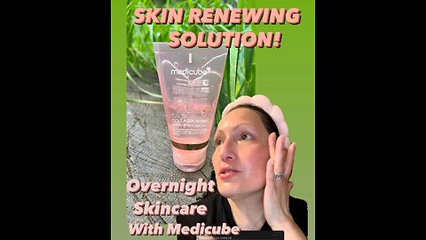 Skin Renewing Solution Using Medicube Collagen Wrapping Night Mask