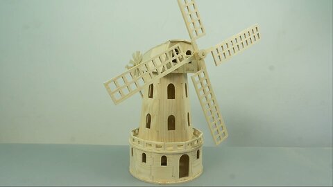 DIY | Ideas for making a miniature wooden windmill home