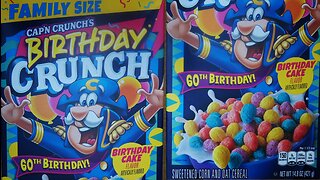 CAPN CRUNCH BIRTHDAY CAKE CEREAL REVIEW