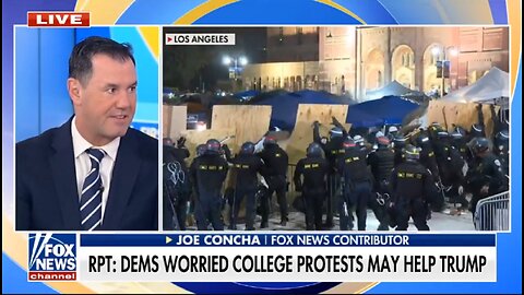 DEMS WORRIED COLLEGE PROTESTS MAY HELP TRUMP