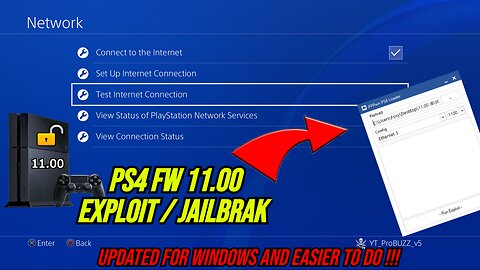 PS4 FW 11.00 Exploit/Jailbrak - Updated for windows and Easier to do !!!