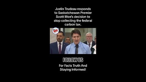 Justin Trudeau panics as local governments refuse to pay the imposed carbon tax!