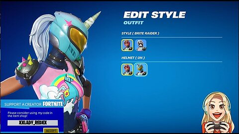 Brite Rider (HELMET ON)-Fortnite